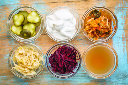 food in bowls